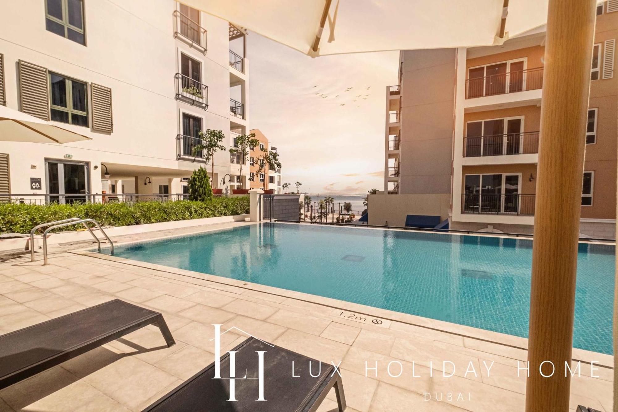Lux - The La Mer Sea View Suite 3 Dubai Exterior foto